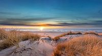 Paal 17 Texel zonsondergang