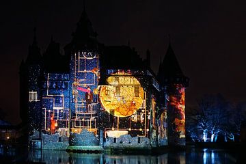 Château de Haar pendant les nuits lumineuses sur Jos van den Berg
