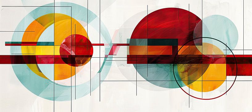Bauhaus Japandi Abstract | Bauhaus van Kunst Kriebels
