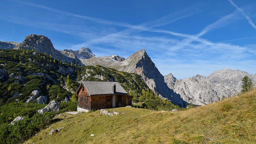 Pavillon de chasse dans le parc national de Berchtesgaden en automne par Christian Peters
