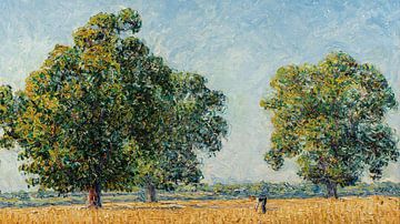 Francis Picabia - De kastanjebomen in Munot (1907) van Peter Balan