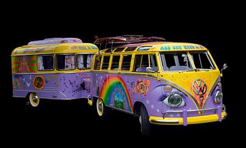 VW Bus Type 2 T1 Samba Hippie by aRi F. Huber