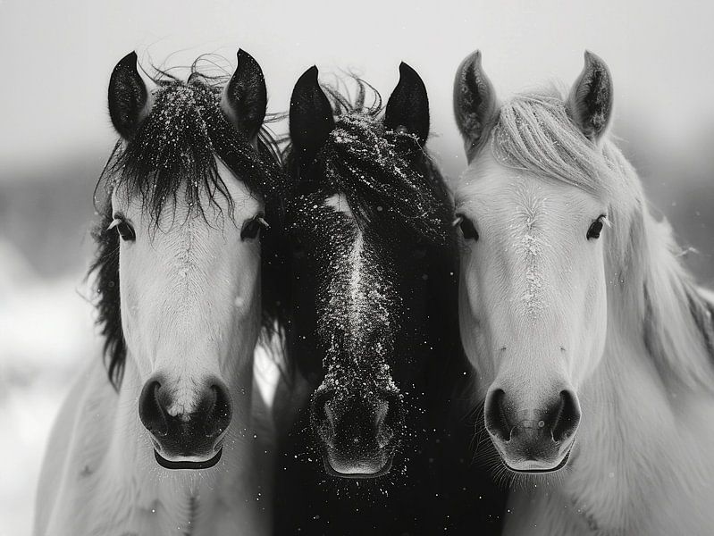 3 Horses by BlindDeerStudio