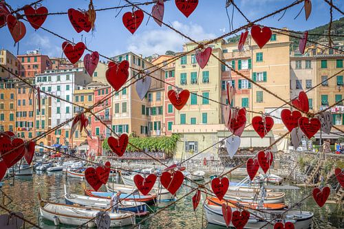 Hafen von Camogli, Italien