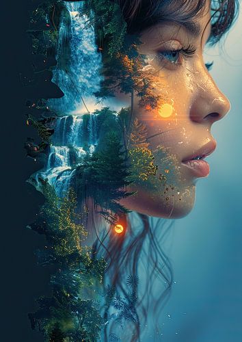 Natur Scherenschnitt 831