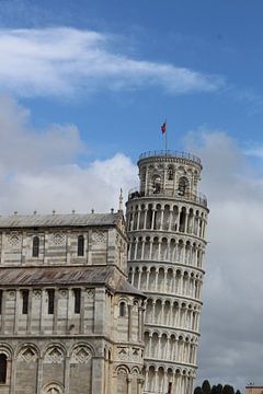 Toren van Pisa en Kathedraal van Pisa, Italië van Shania Lam