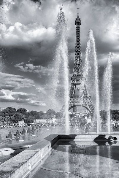 Discover the Magic of the Eiffel Tower: Stunning Photo Prints Available! by Eriks Photoshop