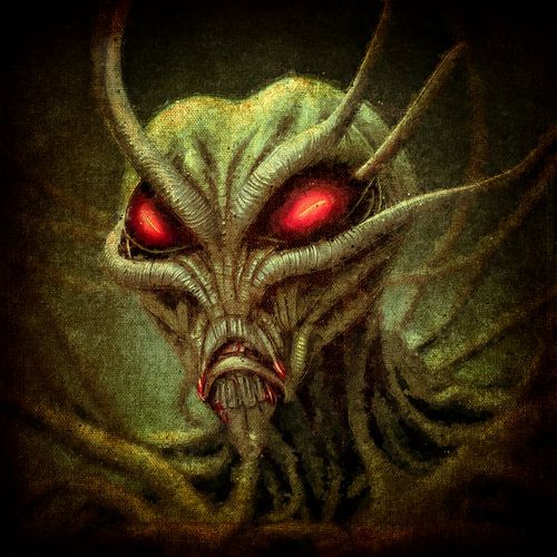 Terrifying alien (art)