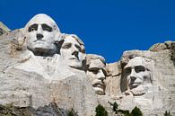 Mount Rushmore with four presidents in the rock by Sander Meijering thumbnail
