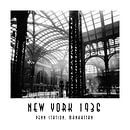 New York 1936: Penn Station, Manhattan von Christian Müringer Miniaturansicht