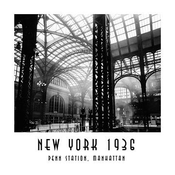 New York 1936: Penn Station, Manhattan von Christian Müringer