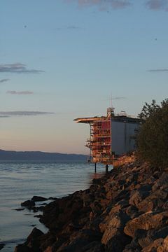 Grandpa enjoys the sunset