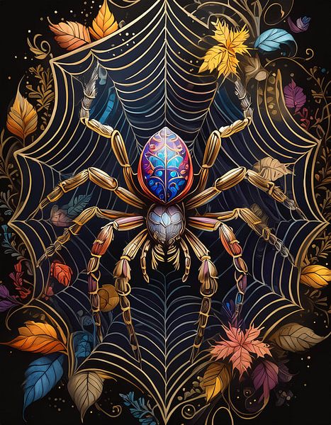 araignée croisée - araignée croisée par Reiner Borner