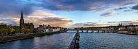 Maastricht - Mestreech met dreigende wolken II van Teun Ruijters thumbnail
