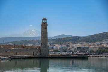 De haven van Rethymno van David Esser