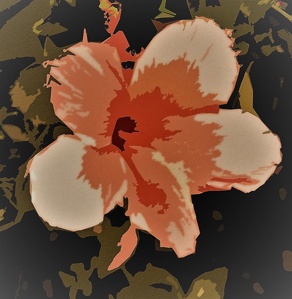 Hibiscus 1 by Ineke de Rijk