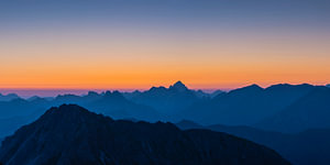 Sonnenaufgang in den Allgäuer Alpen