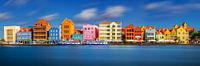 Curaçao dans les Caraïbes avec les maisons colorées de Willemstad. par Voss Fine Art Fotografie Aperçu