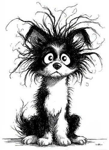 Cartoontje poes