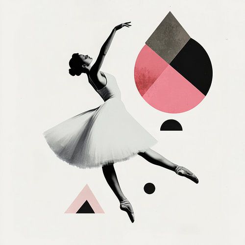 Ballerine dansante avec couleurs