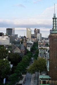 Blick auf eine Rotterdamer Straße