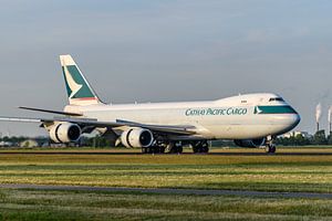 Cathay Pacific Cargo Boeing 747-8 has landed (B-LJJ). by Jaap van den Berg