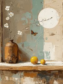 Stillleben im Japandi und Wabi-Sabi Stil von Japandi Art Studio