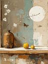 Stilleven in Japandi en wabi-sabi stijl van Japandi Art Studio thumbnail
