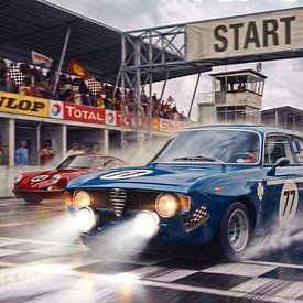 Across the finish line by DeVerviersBelgium