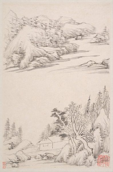 Dong Qichang - Landschaften nach alten Meistern 2 von Peter Balan