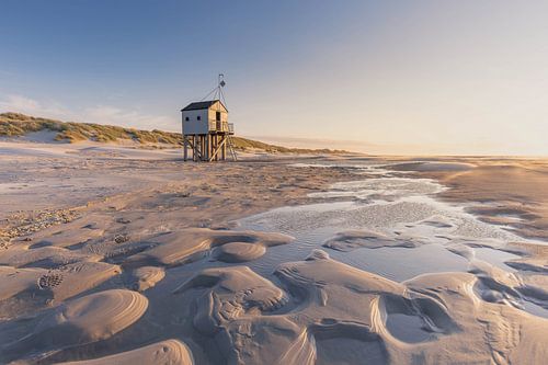 Drowning house on Terschelling beach