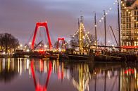 Willemsbrug, White House and Old Harbour, Rotterdam by Frans Blok thumbnail