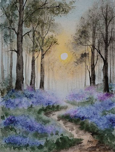 Aquarel part 307 van Tania Perneel