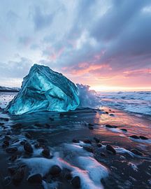 Goldenes Licht über den Wellen