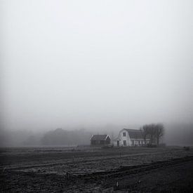 Boerderij in de mist, Heemskerk