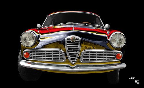 Alfa Romeo Giulietta Sprint Art Car von aRi F. Huber
