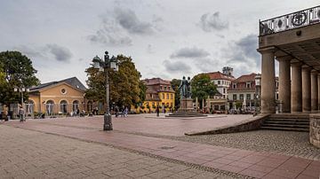 Opera building and square in Weimar by Rob Boon