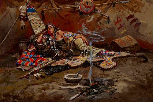 Wachtend en gek, Charles Marion Russell