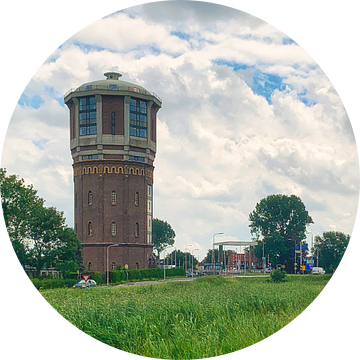 Watertoren in Assendelft van Digital Art Nederland