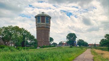 Watertoren in Assendelft van Digital Art Nederland