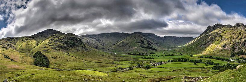 Panorama Lake District, Engeland by Frans Blok