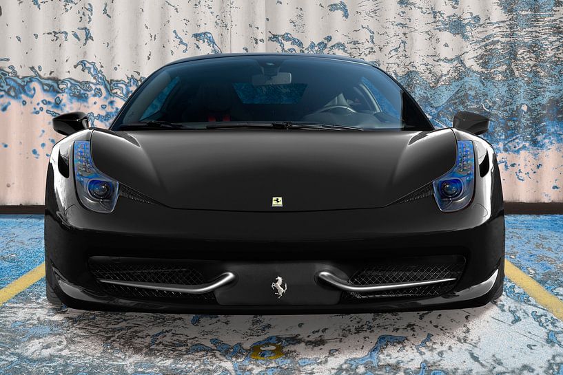 Ferrari 458 in black von aRi F. Huber