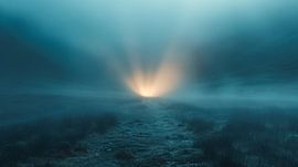 Weg durch das Blaue Nichts von Femea Stille Landschappen