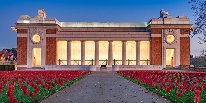 The Menin Memorial in Ypres Belgium by FineArt Panorama Fotografie Hans Altenkirch