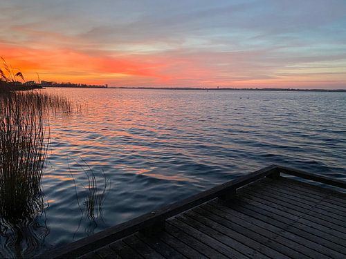 Sunset from the deck