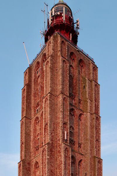 De vuurtoren van Westkapelle. Het hoge licht. van Wendy Hilberath