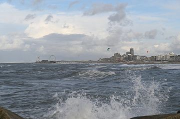 Stürmisches Scheveningen von P.D. de Jong