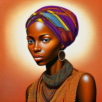 Porträt Zayada - ethnischer Wohnstil von All Africa