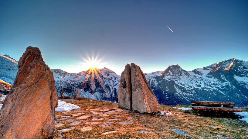 Coucher de soleil sur le Grossglockner par Roith Fotografie