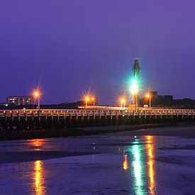 Port of Ostend during Blue Hour by Colijn Verkempinck